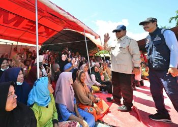 Presiden Prabowo Subianto Meninjau Langsung Lokasi Banjir