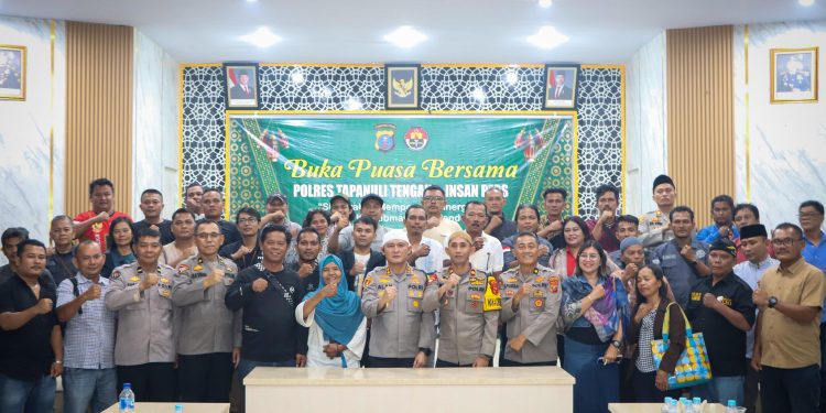 Pererat Sinergitas, Kapolres Tapanuli Tengah Ajak Insan Pers Jaga Kondusivitas Pasca-Bencana