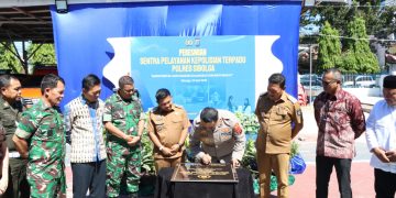 Kapolres Sibolga Resmikan Gedung Sentra Pelayanan Kepolisian Terpadu