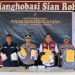 Polres Tapanuli Tengah, Gulung 10 Tersangka Narkoba Selama Operasi Antik Toba 2026